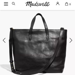Madewell zip top carryall tote